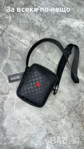 Hugo Boss Мъжка Черна Чанта - Различни Модели Код Bal Style68, снимка 5 - Чанти - 55429492