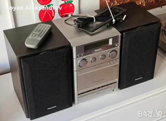 Микро Hi-Fi аудио система Panasonic SA-PM20 – Перфектно състояние и пълен комплект
