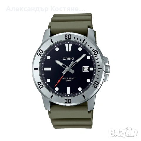 Нов часовник Casio Collection MTP-VD01-3EVUDF - гаранция