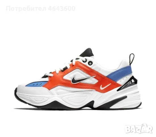 Nike M2K Tekno White Black Orange (Women's)