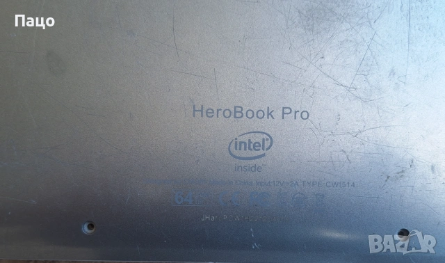 Лаптоп Chuwi Herobook Pro CWI514 / 14.1", снимка 11 - Части за лаптопи - 54724761