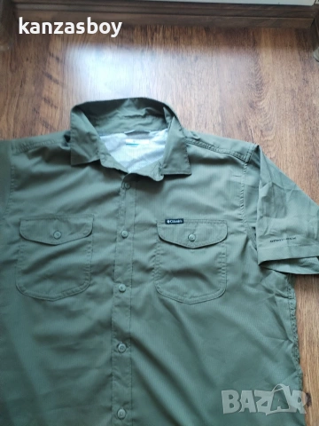 Columbia Short Sleeve Men's Shirt - страхотна мъжка риза НОВА БЕЗ ЕТИКЕТИ Л, снимка 6 - Ризи - 55180103
