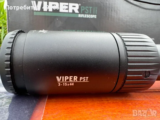 ЧИСТО НОВА Оптика Vortex Viper PST Gen II 3-15x44 MOA (Неразопакована) – Спестявате от магазина!, снимка 6 - Оборудване и аксесоари за оръжия - 55446800