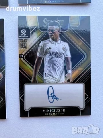 6 Panini Select Prizm La Liga Soccer Signatures Cards, снимка 7 - Колекции - 55577217