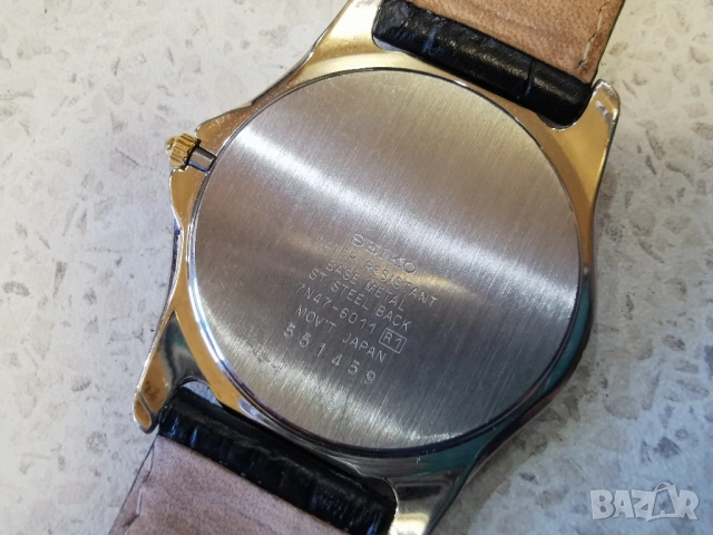 SEIKO QUARTZ-НОВ, снимка 6 - Мъжки - 54145193
