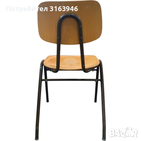 150 броя дървени столове с метални крака, снимка 4 - Столове - 54086658