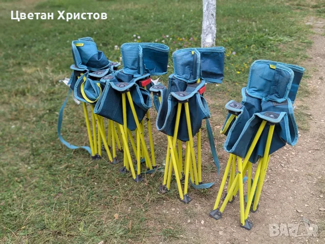 Сгъваеми къмпинг столове 4бр., снимка 6 - Къмпинг мебели - 55396029