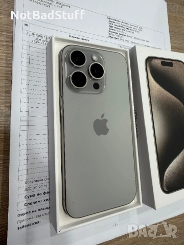 I Phone 15 Pro като нов, снимка 2 - Apple iPhone - 54374845