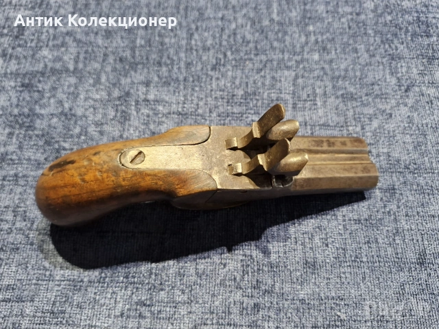 Пистолет Капсулен, Двуцевен, снимка 6 - Антикварни и старинни предмети - 55253146