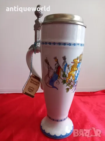 Голяма Порцеланова Баварска Халба с Герб