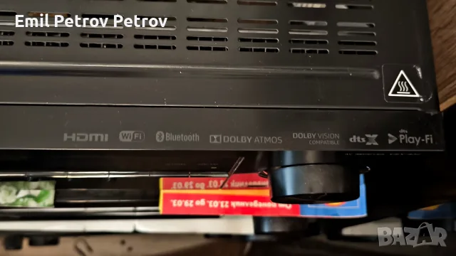 ⭐⭐⭐ Pioneer VSX-832 – 4K HDR, Dolby Atmos, Wi-Fi, Bluetooth (Перфектен), снимка 4 - Ресийвъри, усилватели, смесителни пултове - 55397016