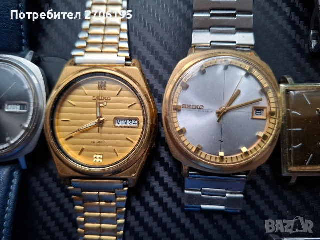 Vintage Seiko - Сейко механични- автоматични часовници, снимка 7 - Мъжки - 54360051