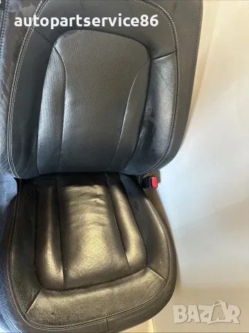 Предна дясна седалка черна кожена за Kia Optima OEM 1.7 CRDi (2012), снимка 2 - Части - 55584334