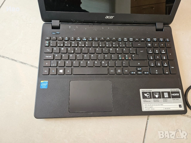 Лаптоп Acer ES1 512 4GB Ram 500GB HDD, снимка 2 - Лаптопи за дома - 54503261