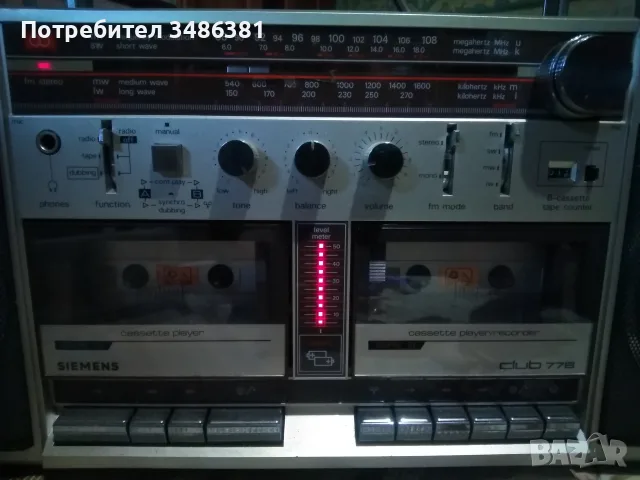 SIEMENS CLUB 776 (SANYO)?, снимка 3 - Радиокасетофони, транзистори - 55326759
