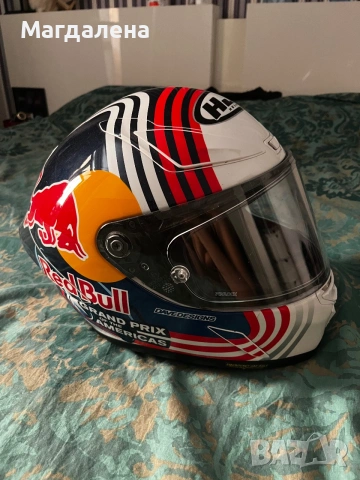 HJC RPHA 1 Red Bull Austin GP - Размер S - Отлично състояние, снимка 2 - Аксесоари и консумативи - 55069513