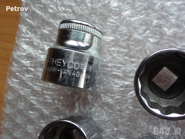 HEYCO No.50-12 - MADE IN GERMANY - ORIGINAL HEYCO - 10 броя 12-стенни ПРОФЕСИОНАЛНИ цолови Вложки !!, снимка 8 - Гедорета - 52241932