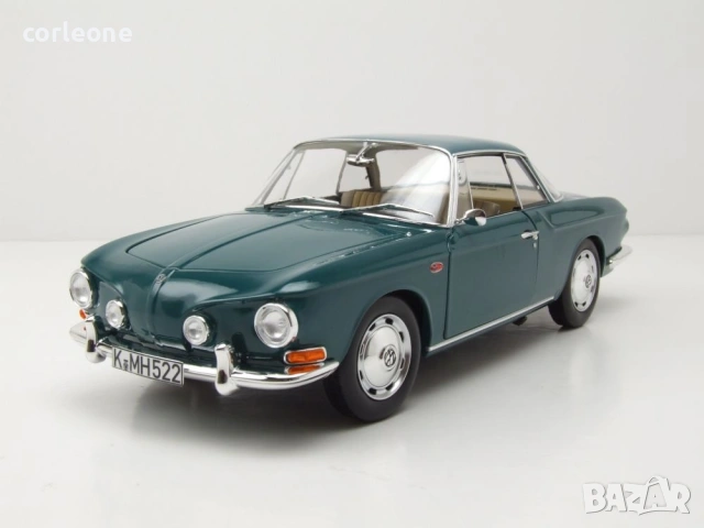 Volkswagen Karmann Ghia 1500 1963 - мащаб 1:18 на Norev моделът е нов в кутия VW
