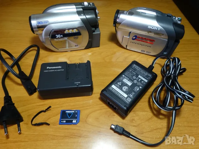 SONY DCR-DVD105E и Panasonic VDR-D160EG-S ...
