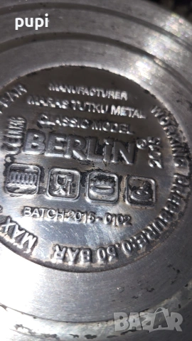 Херметическа тенджера BERLIN - 9 лит - С  двойно дъно, снимка 3 - Съдове за готвене - 55249174