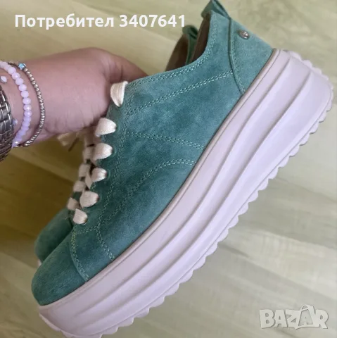 Обувки от естествен велур - един път носени! , снимка 2 - Маратонки - 55640084