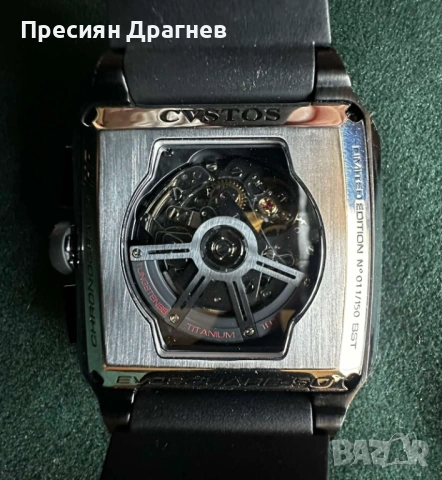 CVSTOS Evosquare 50mm мъжки швейцарски часовник, снимка 2 - Мъжки - 54743809