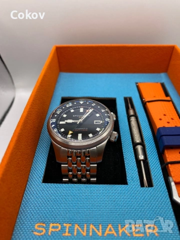 Spinnaker Bradner GMT Automatic 180m, снимка 9 - Мъжки - 54711628