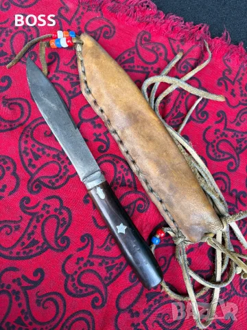 Стар нож Skinner 1868, снимка 2 - Ножове - 55671533