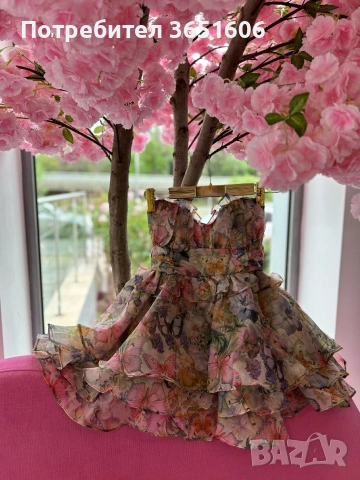 Стилна,елегантна,нежна рокля подчертаваща женствеността и финес .