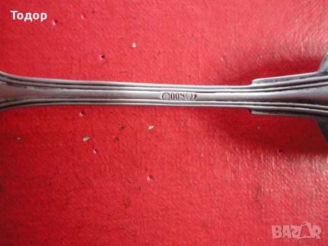 Сребърна лъжичка лъжица 20, снимка 8 - Други ценни предмети - 54086279