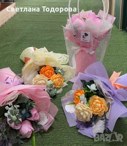 Подарък за всеки повод, снимка 8 - Изкуствени цветя - 55598039