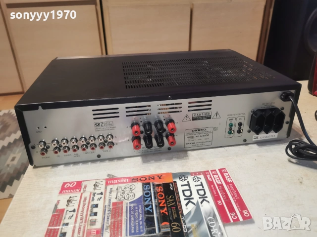 ONKYO A-8830 AMPLIFIER-MADE IN JAPAN 1204260813LCHERY1, снимка 4 - Ресийвъри, усилватели, смесителни пултове - 54170225