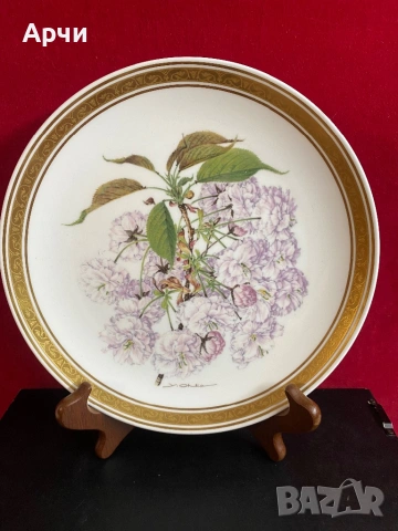 Английски  чинии от костен порцелан за декорация -1980 гд, снимка 11 - Антикварни и старинни предмети - 54120631