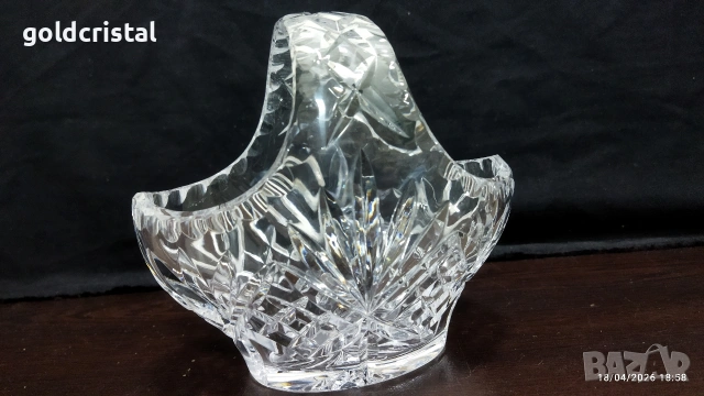 кристална кошничка бонбониера , снимка 7 - Антикварни и старинни предмети - 49691273