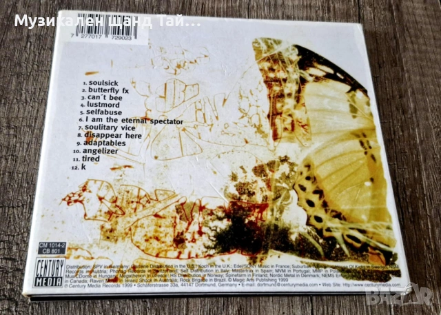 Компакт Дискове - Рок Метъл: Moonspell – The Butterfly Effect - CD Digipack, снимка 2 - CD дискове - 54305696