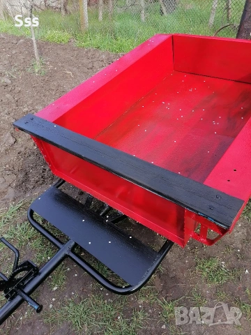 Ремарке за мотофреза със спирачки , снимка 3 - Ремаркета - 54018298