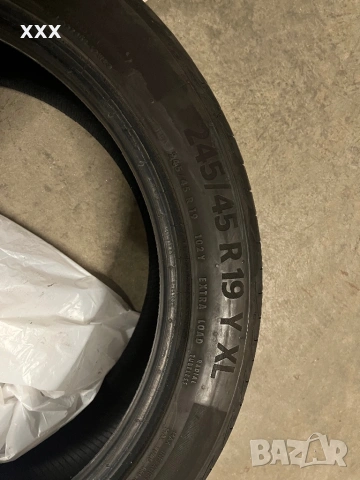 Continental 245/45/19 Летни, снимка 5 - Гуми и джанти - 54189701