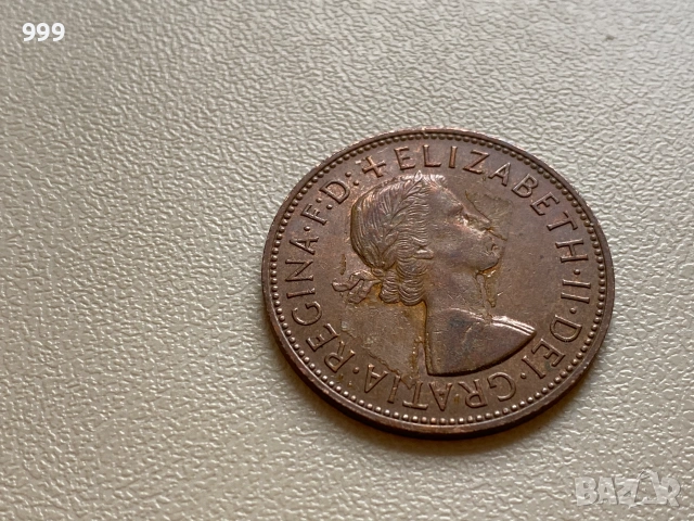 1 пени 1912, 1916, 1918, 1919, 1935, 1945, 1959, 1962 Великобритания, снимка 17 - Нумизматика и бонистика - 46534079