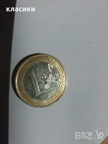 Монета от 1 евро Финландия  1999г. 