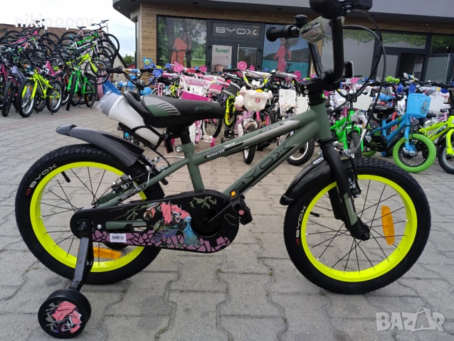 X Детски велосипед 16" MONSTER зелен, снимка 12 - Велосипеди - 54395120
