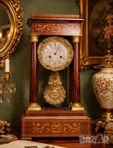Антикварен настолен часовник