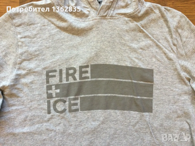 НОВ оригинален сив тънък памучен суичър BOGNER Fire + Ice размер XL / 54 от Германия, снимка 3 - Суичъри - 54438827