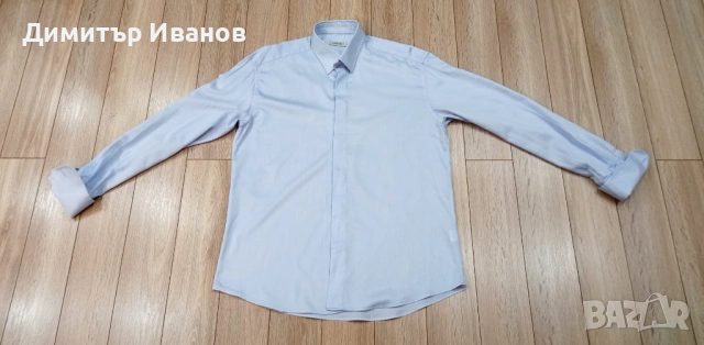 Официална мъжка риза Desizo Monni за ръкавели, размер 43