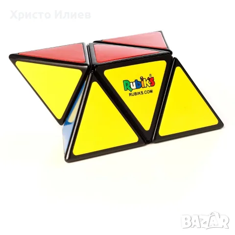 Магическа пирамида рубик кубче Rubiks Pyramid Оригинален Логическа игра, снимка 3 - Образователни игри - 55327449