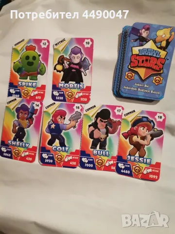 Brawl Stars  карти - редки от началото на създаването на играта