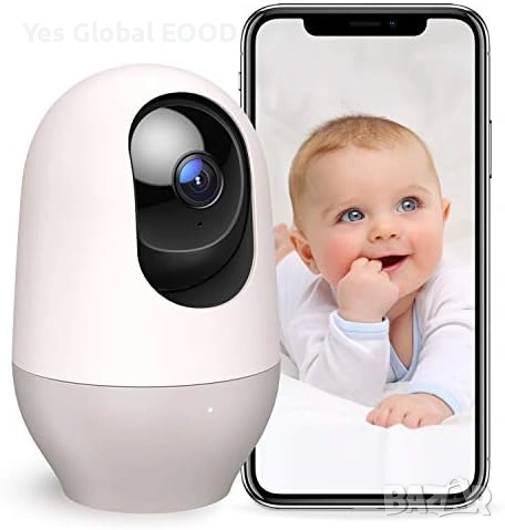 Nooie WiFi baby monitor 360° 1080P с нощно виждане