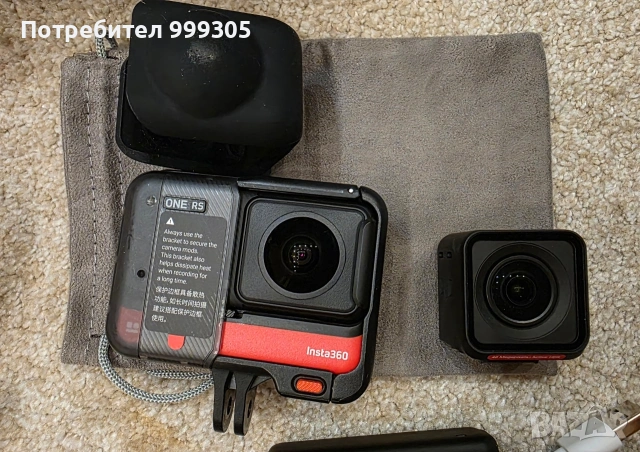 Insta360 ONE RS Twin Edition - Пълен Професионален Комплект (КАТО НОВ), снимка 2 - Камери - 54353350