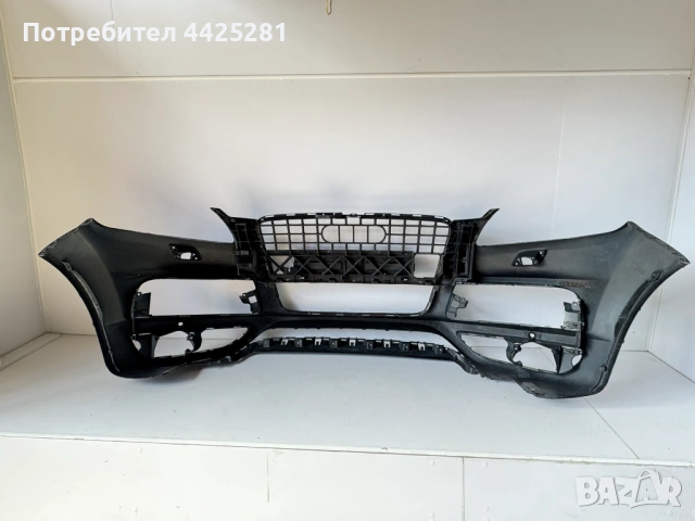 предна броня Audi Q7 S-line face 2009-2015 г. #1129V. 4L0807437L, снимка 6 - Части - 54719382