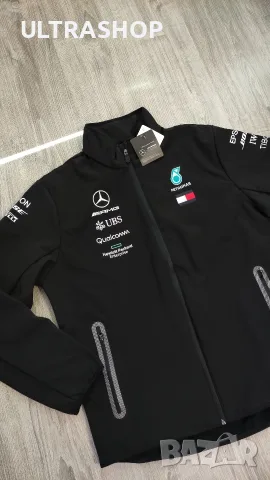 НОВО Mercedes XL Formula 1 AMG Softshell Мъжко оригинално софтшел горнище, снимка 2 - Суичъри - 55640877