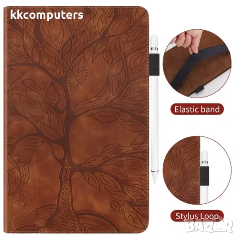 За Honor MagicPad 4 / MagicPad 3 Pro 12.3" 2026 Life Tree Series Кожен Калъф Тефтер със Стойка и Скр, снимка 8 - Калъфи, кейсове - 55524438